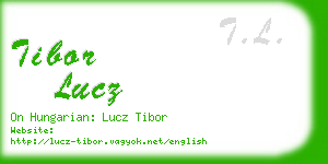 tibor lucz business card